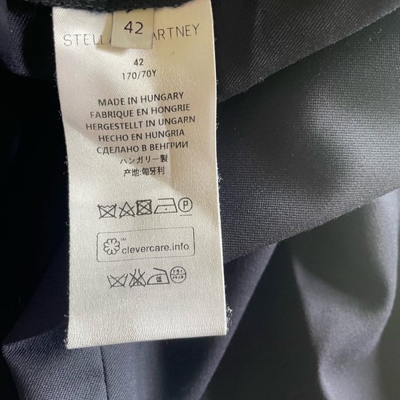 Stella McCartney Vivian wool navy pants - Picture 7 of 8